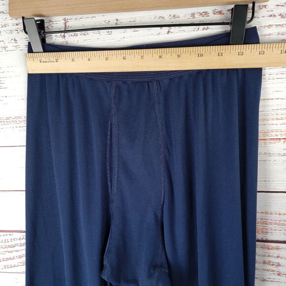 Patagonia Capilene Vintage Men's Medium Base Layer Pants Made USA Polyester Blue - Picture 6 of 11